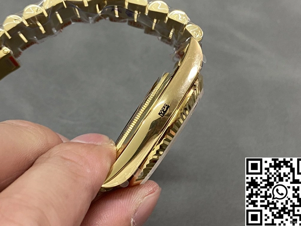 Day Rolex Steel Hourmarker Gold Factory Tungsten QF Dial Date Diamond M228238-0005 v5 0129